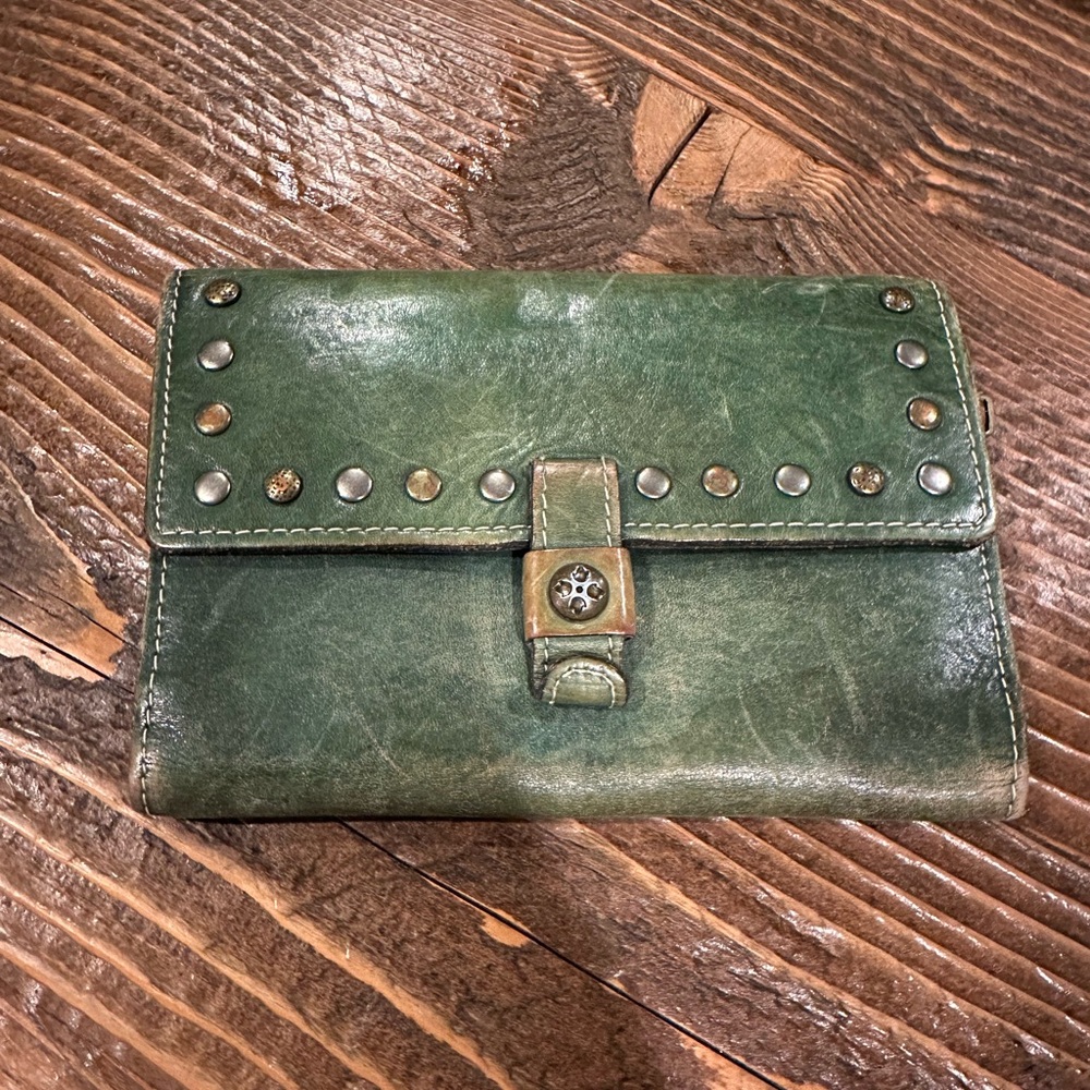 Patricia Nash studded distressed wallet